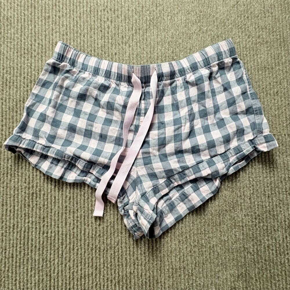 Victoria’s Secret Plaid Flannel Pajama Shorts Size small